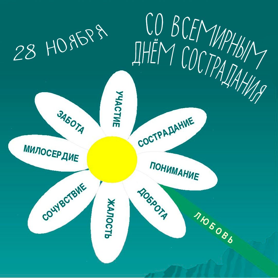 Поздравления в открытках с днём Сострадания 2023 - 2024