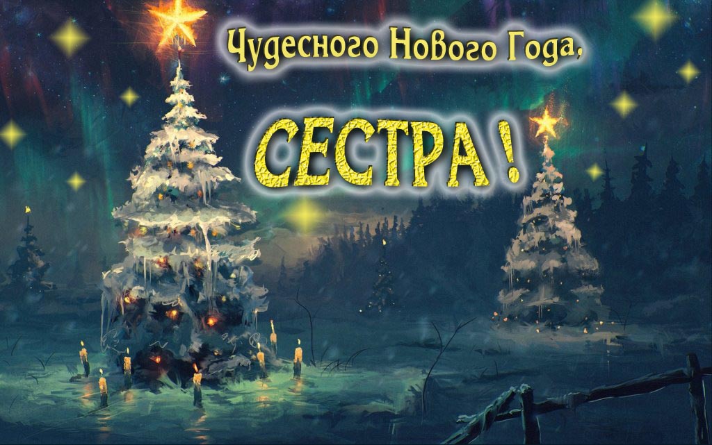 Чудесного Нового Года, Сестра.