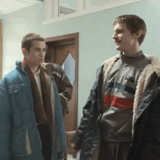 Gif картинка, рукопожатие.