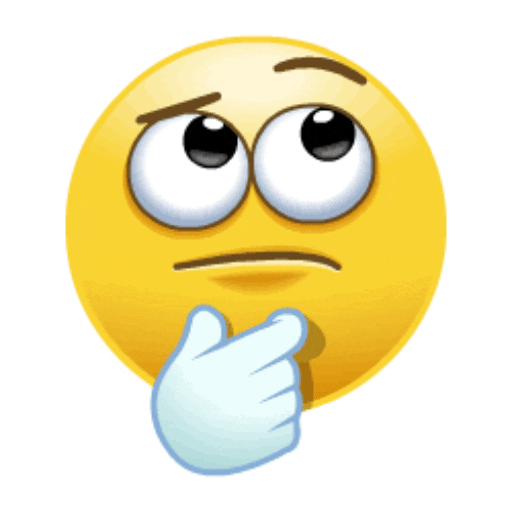 Смайлик в раздумьях. Смайлик в раздумьях.