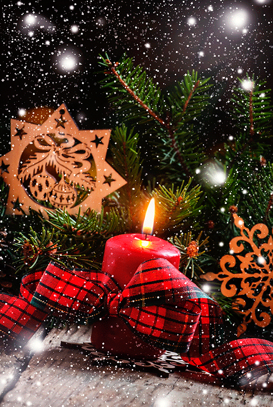 Рождественские свечи анимация Рождественские свечи анимация