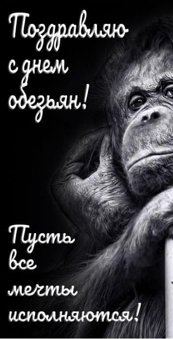 День обезьян (англ. Monkey Day) ежегодно отмечается 14 декабря. День обезьян (англ. Monkey Day) ежегодно отмечается 14 декабря.