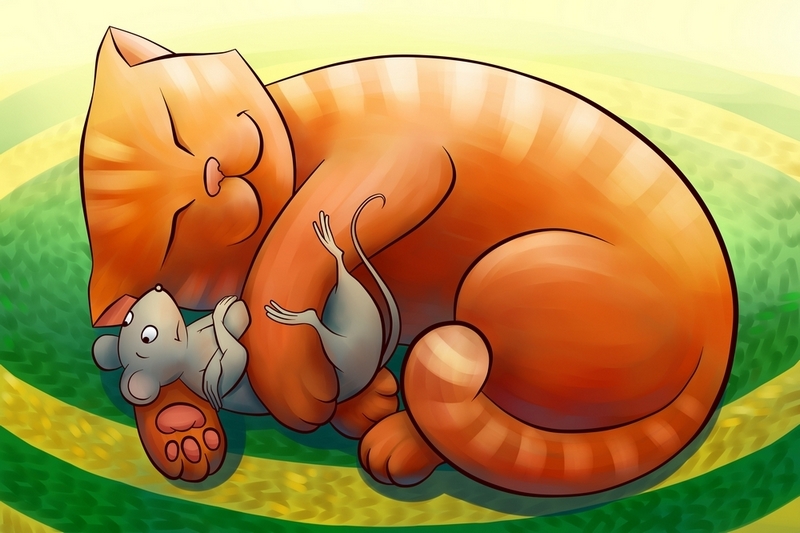 Прикольная открытка с Днем сворачивания в клубочек. Прикольная открытка с Днем сворачивания в клубочек.