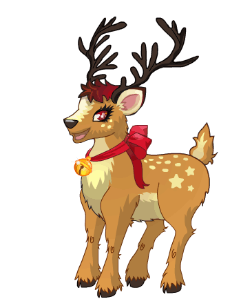 Мультипликационный олень на белом фоне. Мультипликационный олень на белом фоне.