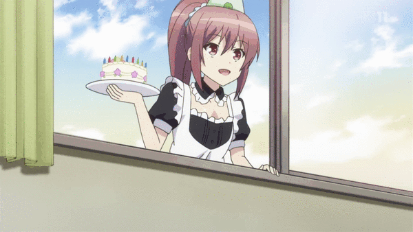 Gif картинка Аниме горничные панцу, Этти гифки.