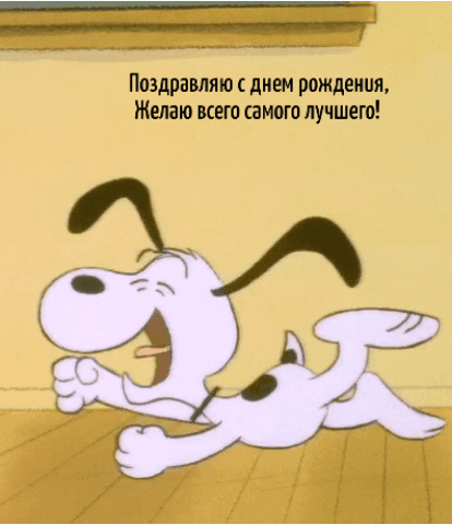 Смешные анимашки с днем рождения