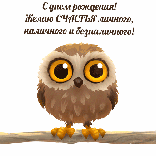 Веселые гифки с днем рождения