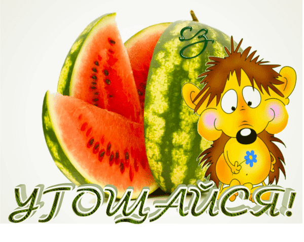 День арбуза открытки, Открытки фрукты угощения.