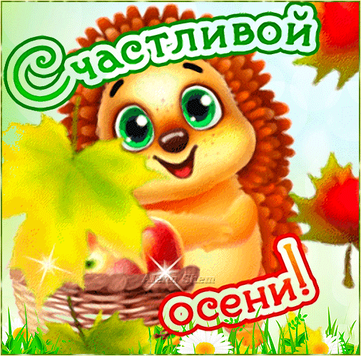 С последним днём уходящего лета! гифка.