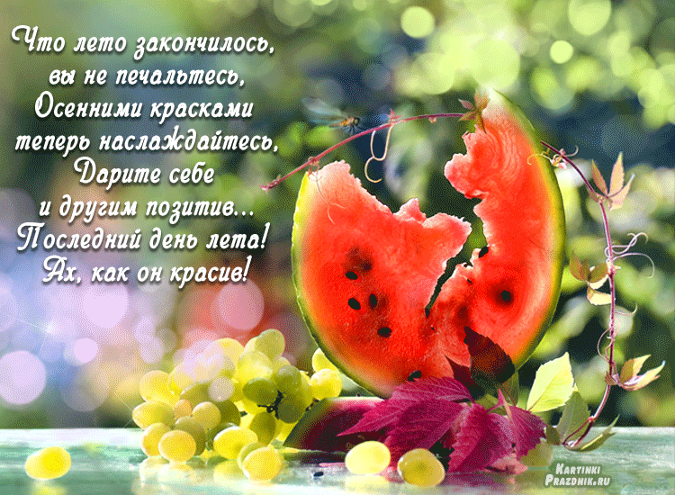 Последний день лета фото. 