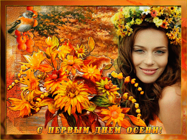 Осенние листья падают на траву - Гифки! Осенние листья падают на траву - Гифки!