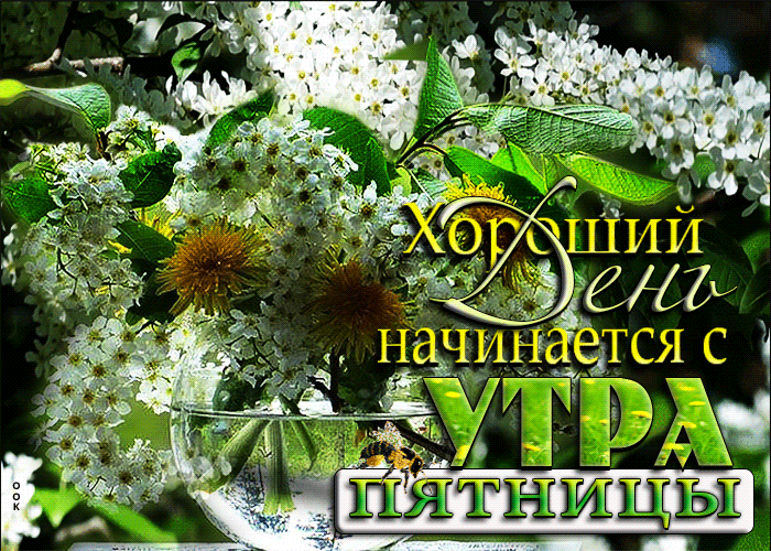 Нежная открытка с кофе Пятница! Доброе утро