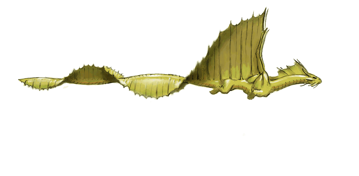 Красивая гифка с драконом на прозрачном фоне скачать бесплатно.