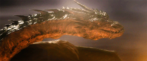 Огнедышащий дракон гифка