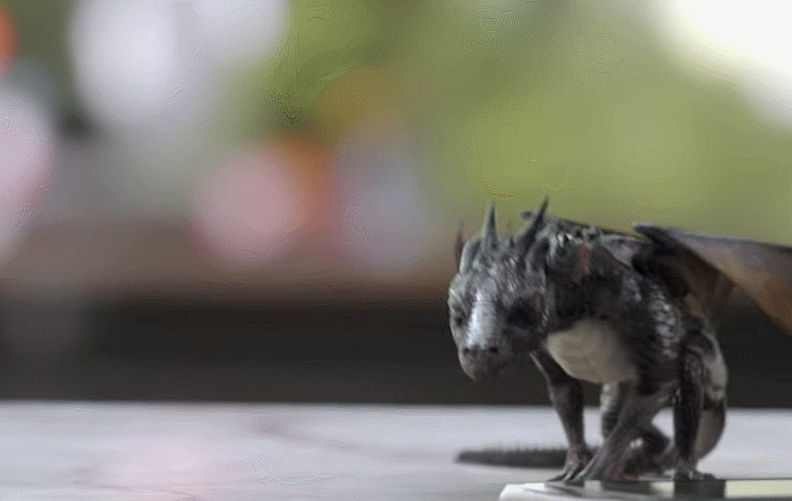 Анимированный дракон