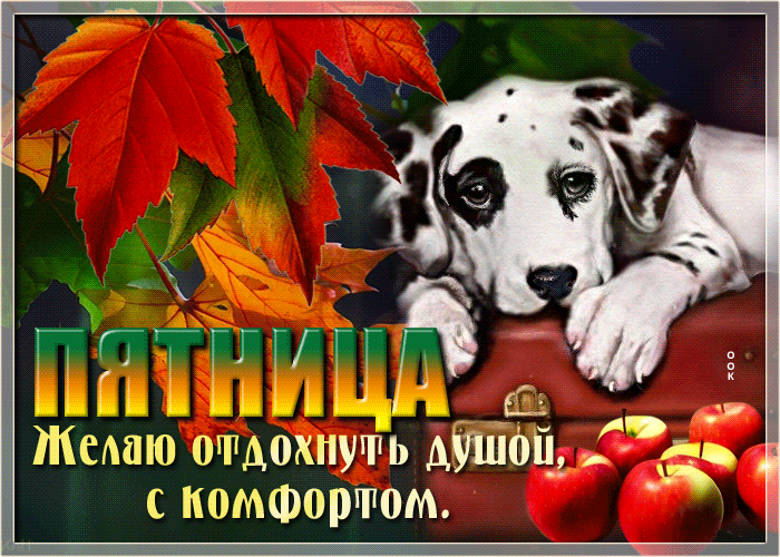 Картинка осенняя Пятница, Желаю отдохнуть душой, с комфортом. Картинка осенняя Пятница, Желаю отдохнуть душой, с комфортом.