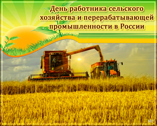 Мерцающая картинка День работника сельского хозяйства 2023.