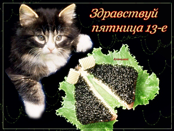 Прикольные картинки пятница 13 с надписями. 