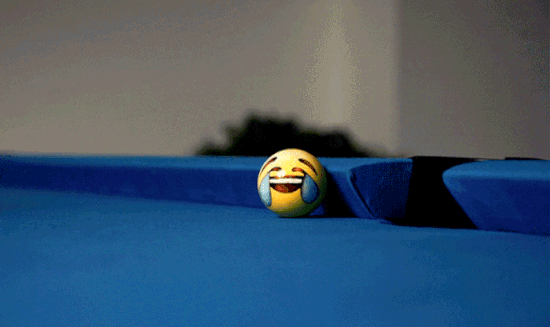 Смайлик бильярдист