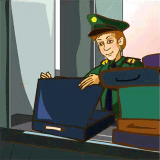 Праздничная открытка День таможенника России