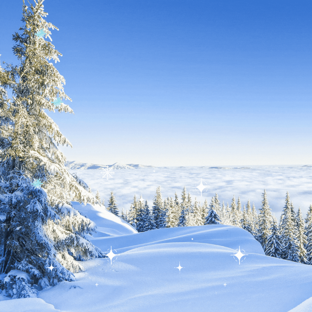 Анимационная открытка с надписью : "Желаю доброго зимнего утра!". Анимационная открытка с надписью : "Желаю доброго зимнего утра!".