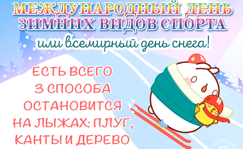 Международный день зимних видов спорта или всемирный день снега! Международный день зимних видов спорта или всемирный день снега!