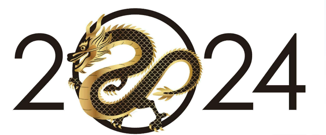 New year Dragon Print colorful New year Dragon Print colorful