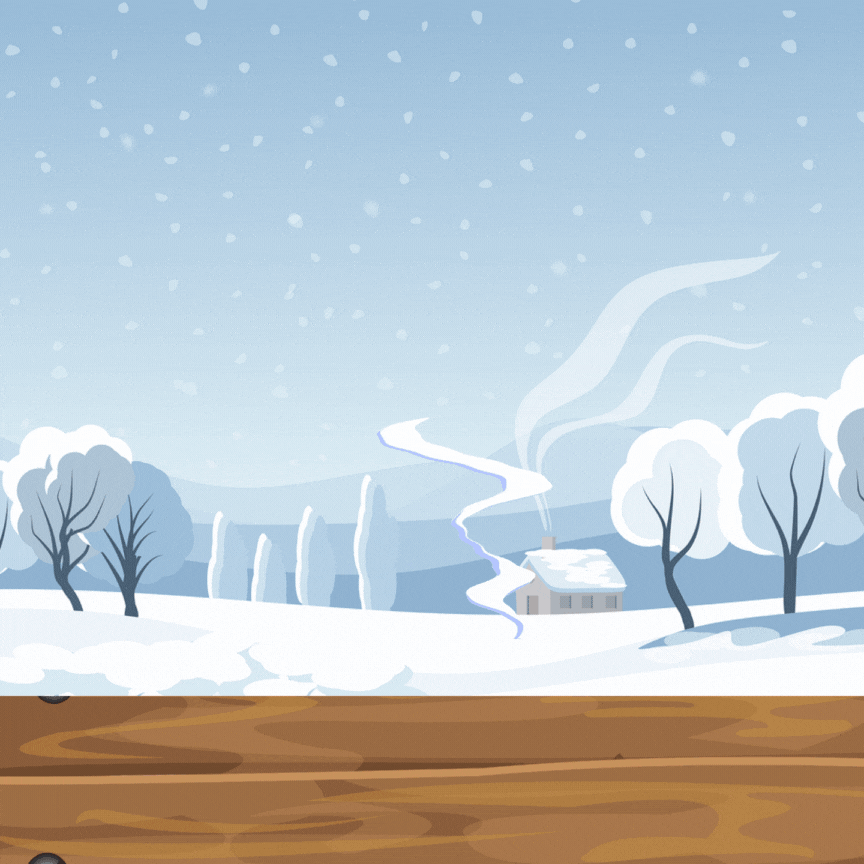 Креативные гиф открытки с вкусняшками в январское утро.