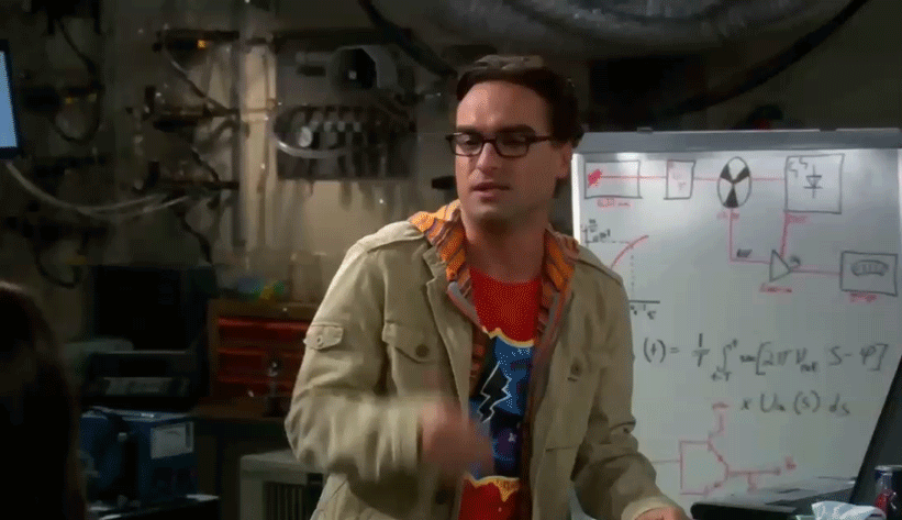 Леонард теория большого взрыва gif Кристофер Ллойд.