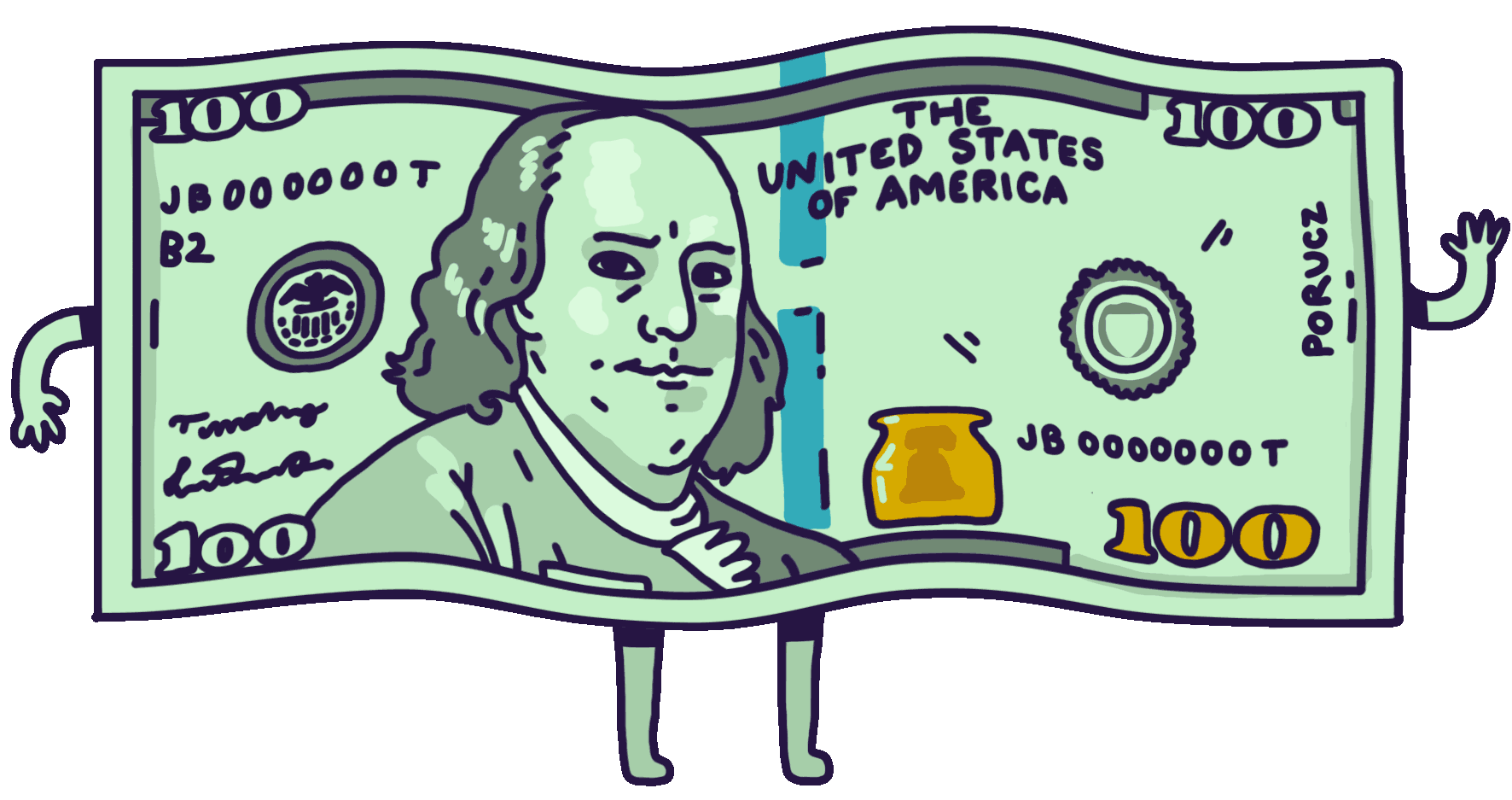 Нарисованный доллар