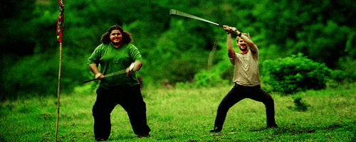 Гифки из сериала "LOST" остаться в живых.