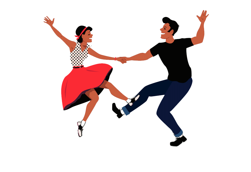 Гифка Рок-н-ролл (танец) на прозрачном фоне. Гифка Рок-н-ролл (танец) на прозрачном фоне.