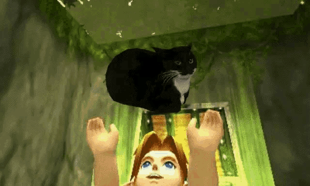 Низкополигональная депрессия Maxwell Cat Spinning Zelad Video Game GIF Низкополигональная депрессия Maxwell Cat Spinning Zelad Video Game GIF