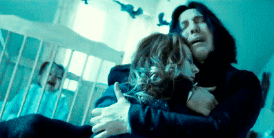 Gif картинка Вечная любовь Снейпа: «Всегда».