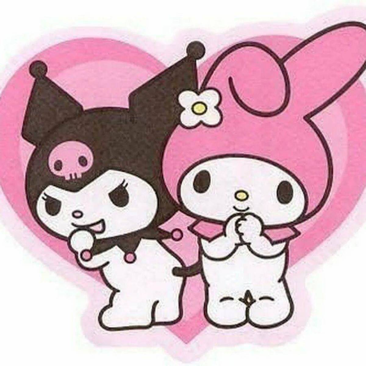 Инди КИД Kuromi, Куроми Китти, Куроми Мелоди и Хеллоу Китти.