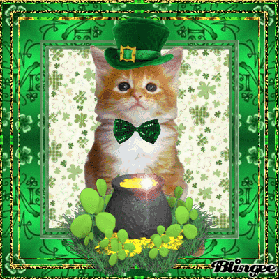 Ирландия Святой Патрик gif анимация.