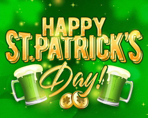 Пивные Гифки Святой Патрик.