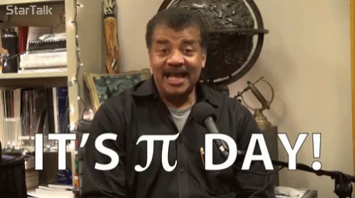 Gif картинка Pi Day.