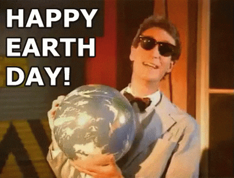 Смешная gif картинка Happy Earth Day. Смешная gif картинка Happy Earth Day.
