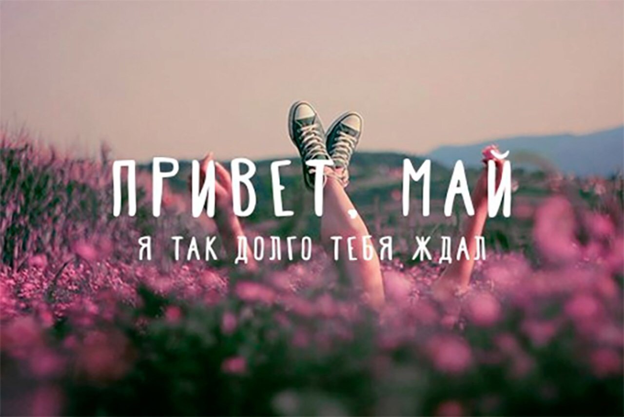 Привет, Май я так долго ждал тебя.