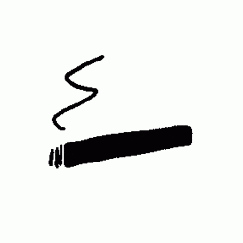 Анимированный стикер с перечёркнутой сигаретой.