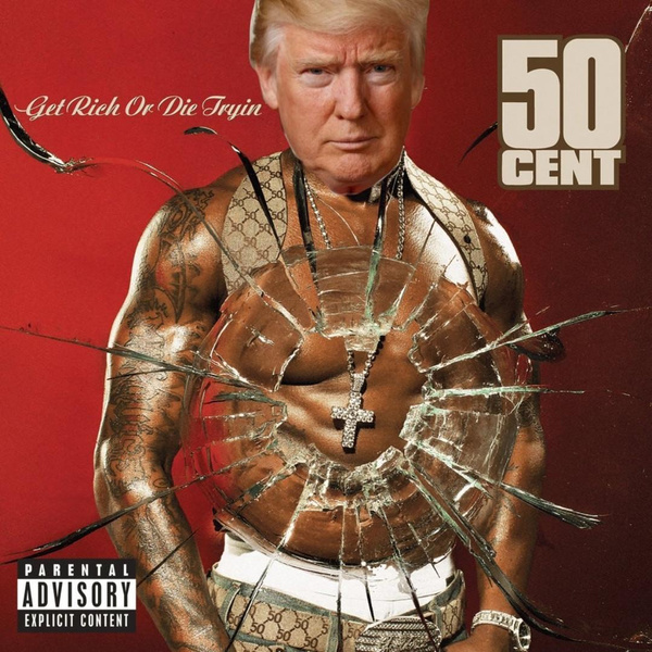 Мем на песню 50 cent "bulletproof" что означает пуленепробиваемый Трамп.