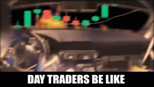 Гиф поздравление с днём трейдера на английском языке "Day traders be like". Гиф поздравление с днём трейдера на английском языке "Day traders be like".