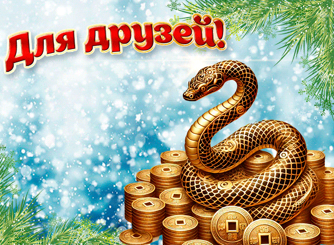 Гиф талисман 2025-го года на удачу для друзей. Гиф талисман 2025-го года на удачу для друзей.