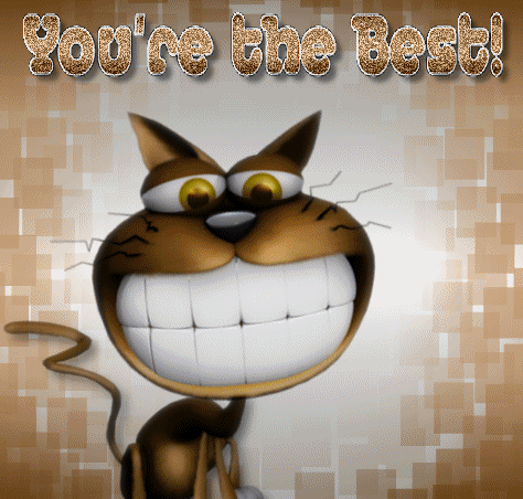 Смешная гифка с котом для детей на день комплиментов в России. Смешная гифка с котом для детей на день комплиментов в России.