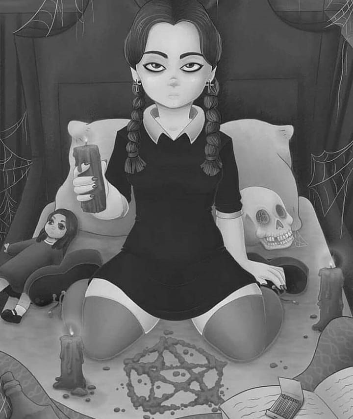 Уэнзди Аддамс мультфильм