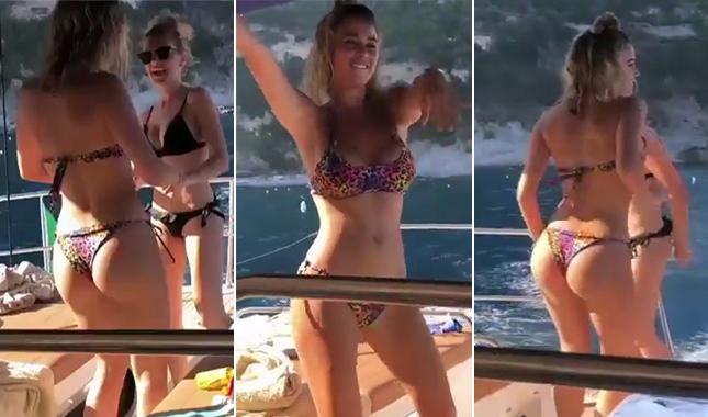 Слитые в сеть фотки Дилетты Леотта в откровенном бикини с яхты. Слитые в сеть фотки Дилетты Леотта в откровенном бикини с яхты.