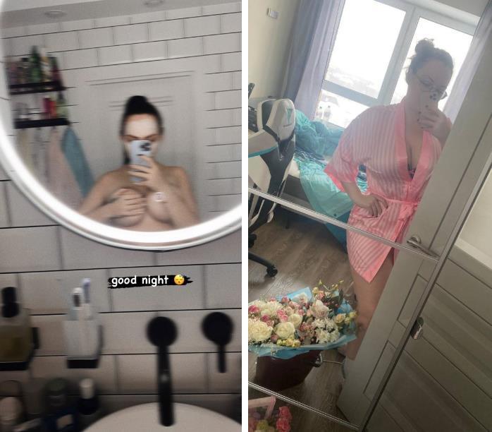 Откровенные селфи Sindi в нижнем белье.