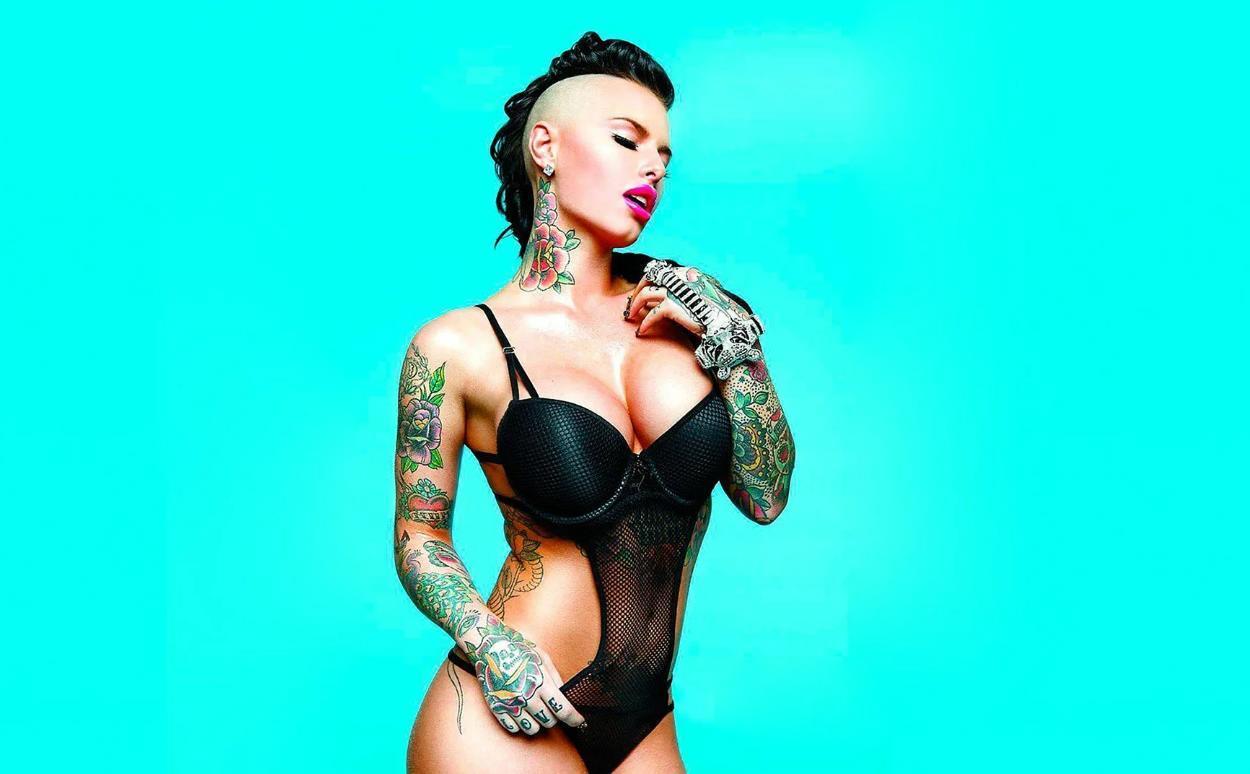 Кристи Мэкк (Christy Mack) арт, Mack Christy тату модель.
