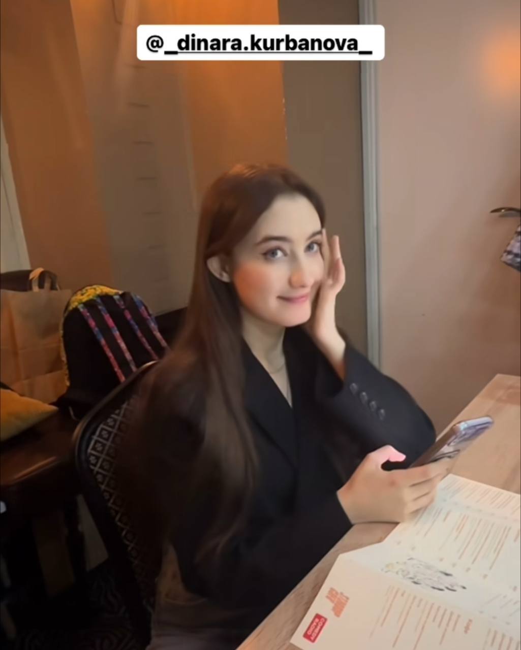 Слитое в сеть фото Динары из её инсты. Слитое в сеть фото Динары из её инсты.